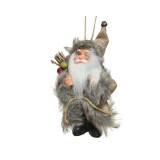 Figurina - Santa Polyester Giftbag - Brown | Kaemingk