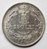 250 LEI 1941 NSD . DETALII EXCELENTE ., Argint