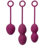 Bile Vaginale Kegel Svakom Nova Violet, Silicon Medical, 3 Greutati Diferite, Recomandate Post-partum, Waterproof