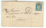 France 1871 Cover + Content GC 915 CHATEAU CHINON to ARDENNES D.841