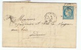 France 1871 Cover + Content GC 915 CHATEAU CHINON to ARDENNES D.841