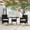 Gossi set mobilier de gradina, 3 piese, poliratan