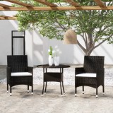 Gossi set mobilier de gradina, 3 piese, poliratan