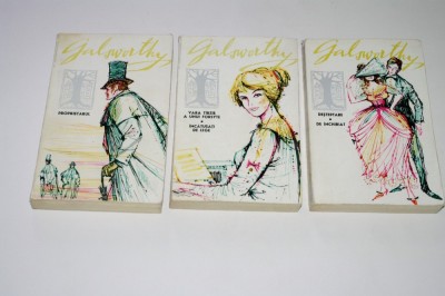 Forsyte Saga - Galsworthy - 3 vol. foto