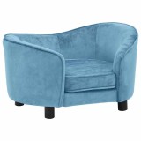 Cumpara ieftin Canapea pentru caini, turcoaz, 69x49x40 cm, plus