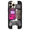 Husa compatibila cu Apple iPhone 14 Plus model Retro gaming, Silicon, TPU, Viceversa, Transparent, Carcasa