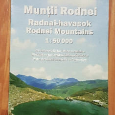 Harta rutiera si turistica Muntii Rodnei 1:50000. DIMAP