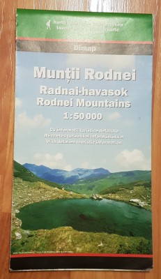Harta rutiera si turistica Muntii Rodnei 1:50000. DIMAP foto