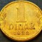 Moneda istorica 1 DINAR - YUGOSLAVIA, anul 1938 * cod 2204