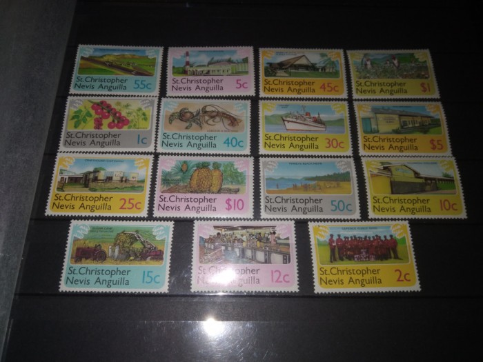 TIMBRE ST CHRISTOPHER NEVIS ANGUILLA 1978