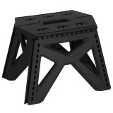 Scaun inaltator multifunctional tip scara, 100 kg, compact, cu maner, 23x31x23 cm, negru Household NewTrend