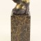 Panda- statueta din bronz pe un soclu din marmura FA-62