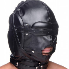 Masca Bondage Hood Mask Ball Gag