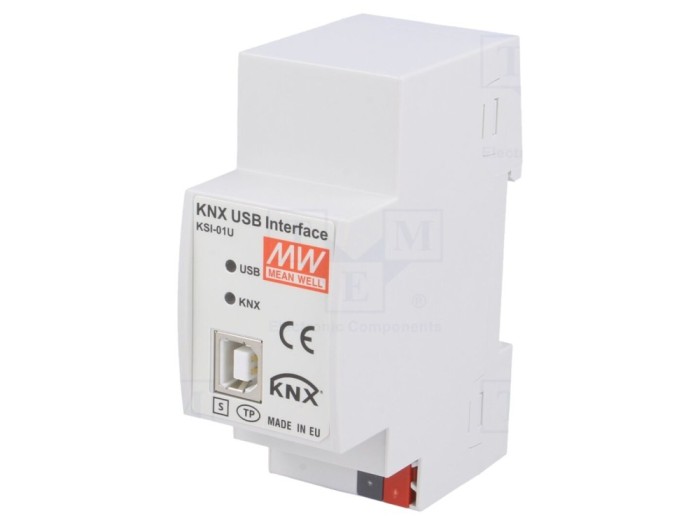 Interfață KNX-USB șină DIN, 21-30VDC