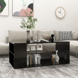 VidaXL Măsuță de cafea, negru, 100x50x40 cm, lemn prelucrat