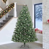 vidaXL Brad de Crăciun artificial cu ramuri articulare Verde 270 cm 3395516