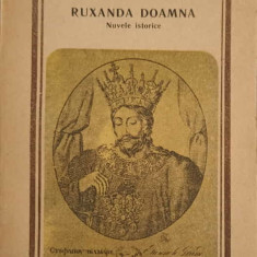 RUXANDRA DOAMNA. NUVELE ISTORICE-GHEORGHE ASACHI