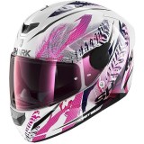 Casca integrala Shark D-Skwal 2 Shigan, alb/roz, marime XL