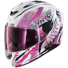 Casca integrala Shark D-Skwal 2 Shigan, alb/roz, marime XL