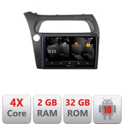 Navigatie Honda Civic Hatchback 2006-2012 5230-hatchback Android Ecran 720P Quad Core 2+32 carplay android auto CarStore Technology foto