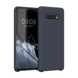 Husa Kwmobile pentru Samsung Galaxy S10, Silicon, Albastru, 47732.186, Carcasa