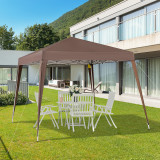 Outsunny Foisor Pliabil 2.4x2.4m, Foisor de Gradina Structura