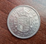 M3 C50 - Moneda foarte veche Anglia - Half crown - 1958