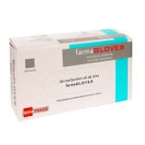 Manusi Nitril FARMAGLOVES Albastre, Texturate, Nepudrate, Marimea L, Cutie 100 Bucati