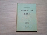 ORDINE FIREASCA SI MINUNILE - Aureliu Pipos (teza) - 1904, 114 p., Alta editura
