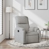 VidaXL Fotoliu rabatabil, gri deschis, microfibră 373450