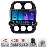 Navigatie Jeep Compass 2010-2016 Manual Kit-2500 Edotec 4+64 10.5 inch Incell 1K android Wifi 5Ghz gps internet 32 CarStore Technology