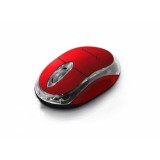 Mouse optic wireless Esperanza Harrier XM105R 3 butoane 2.4GHz Usb 1000dpi Rosu/Transparent