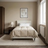 vidaXL Duvet de iarnă Patos Roz 135 x 200 cm Microfibră 42026109