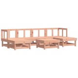 Set mobilier de gradina, 7 piese, lemn masiv douglas