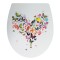 Capac WC duroplast, KT-T00PDS12, model fluturi, inchidere lenta, 370 x 410 mm