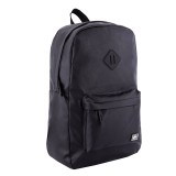 Rucsac piele sintetica pentru laptop, 30 x 12 x 46 cm, Negru