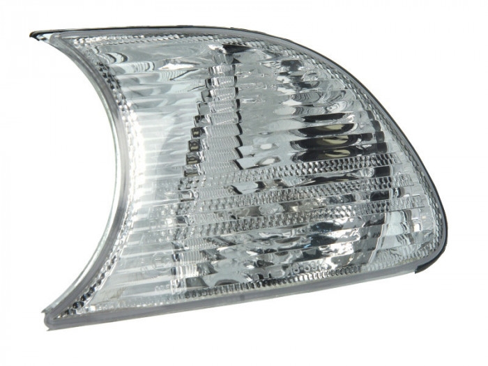 Lampa semnalizare fata Bmw Seria 3 E46 Coupe/Cabrio 05.1999-09.2001 BestAutoVest partea stanga , alba cu suport bec