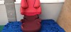 Scaun Auto Copii Cybex Solution i-Fix Hibiscus Red, 15-36 kg, Isofix, R44, Second Hand