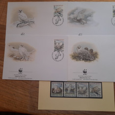 WWF - FAUNA - PASARI - TIMBRE + FDC- uri