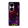 Husa compatibila cu Huawei Nova 8i model Neon strange universe, Silicon, TPU, Viceversa, Transparent, Carcasa