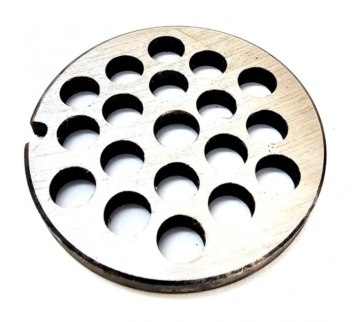 Sita nr. 10/12, cu 18 gauri de 10 mm, pentru masina manuala de tocat carne, TC10 TC12, Reber, RBR401535