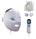 Cumpara ieftin Masca faciala LED, Shark CryoGlow FW312EUPL, terapie cu lumină, răcire pentru zona ochilor, efect anti-aging, lumină roșie și albastră, alimenta