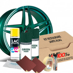 Kit reparatie jante, culoare VERDE INCHIS (V2) - Cod RAL: 6009