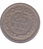 Moneda Romania 25 bani 1952 RPR &ndash; Republica Populara Romana