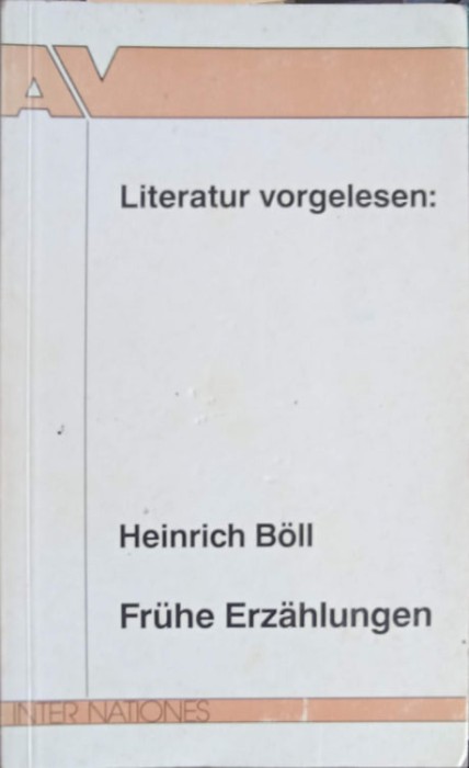 FRUHE ERZAHLUNGEN-HEINRICH BOLL-243520