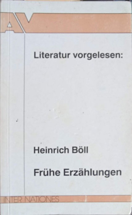 FRUHE ERZAHLUNGEN-HEINRICH BOLL