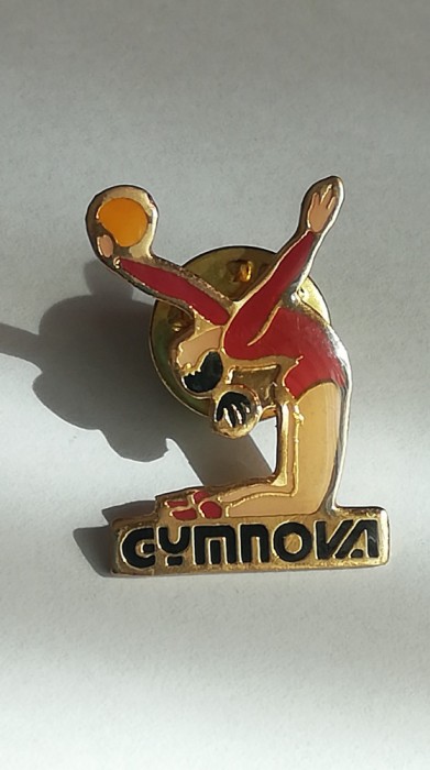 QW9 N5 38 - insigna - tematica sport - gimnastica ritmica