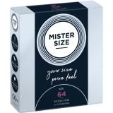 Mister Size-Prezervative Mărime Xxl 64 mm (3 Bucăți)-Latex