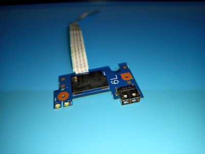 Modul USB + cititor carduri laptop HP 17 17-CA 17-BY foto