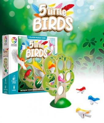Joc de logica, 5 Little birds, Smart Games foto